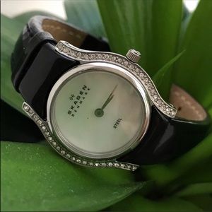 Skagen Denmark Mother of Pearl Vintage Watch